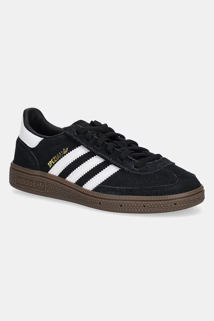 adidas Originals Детски велурени маратонки HANDBALL SPEZIAL в черно JQ6382