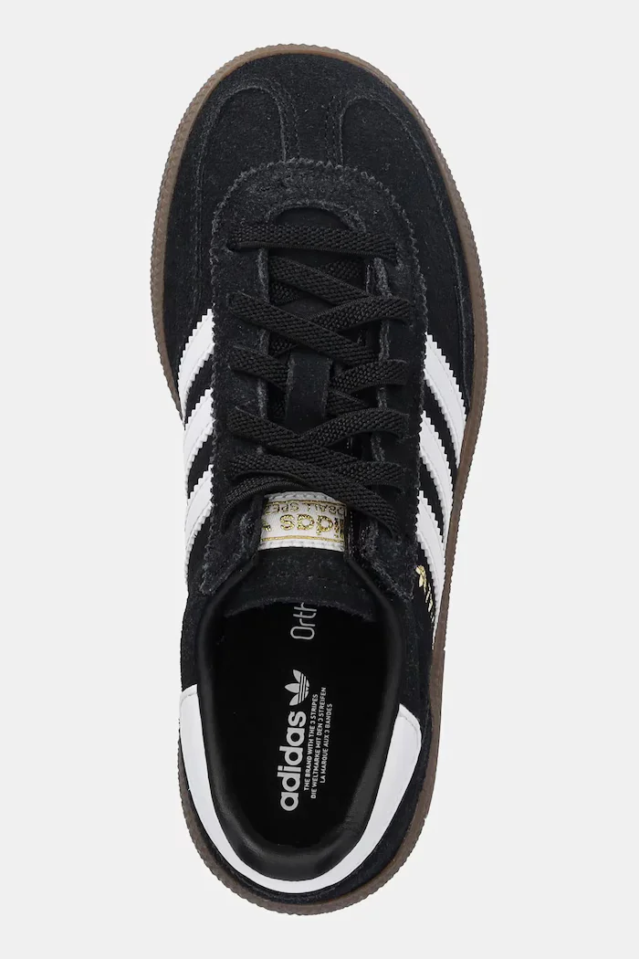 adidas Originals Детски велурени маратонки HANDBALL SPEZIAL в черно JQ6382