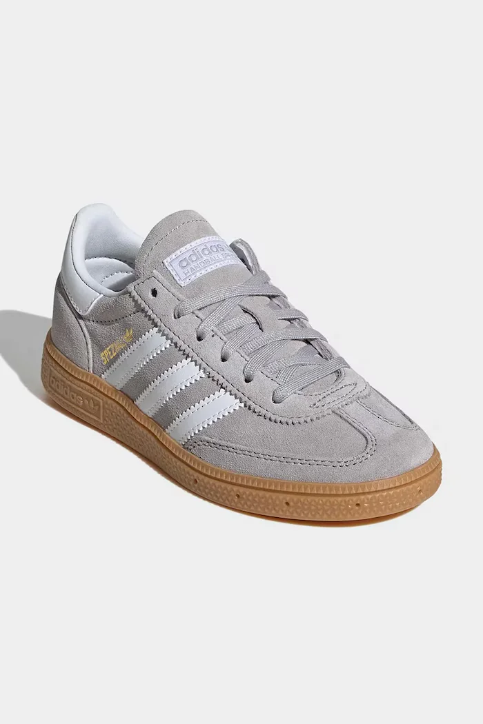 adidas Originals Детски велурени маратонки HANDBALL SPEZIAL в сиво JP9572
