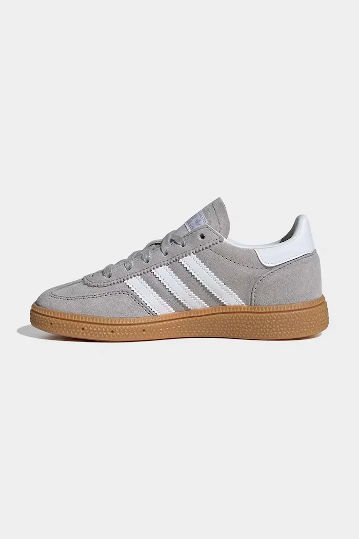 adidas Originals Детски велурени маратонки HANDBALL SPEZIAL в сиво JP9572