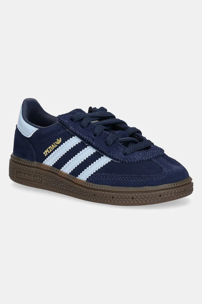 adidas Originals Детски велурени маратонки HANDBALL SPEZIAL в тъмносиньо JI2899