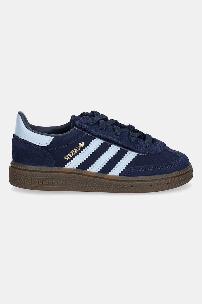 adidas Originals Детски велурени маратонки HANDBALL SPEZIAL в тъмносиньо JI2899