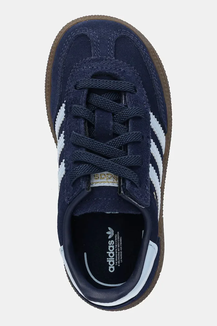 adidas Originals Детски велурени маратонки HANDBALL SPEZIAL в тъмносиньо JI2899