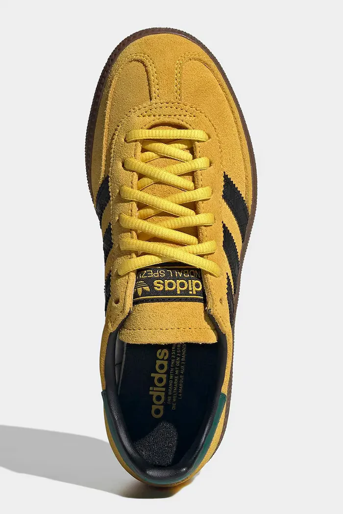 adidas Originals Детски велурени маратонки HANDBALL SPEZIAL в жълто JP9563
