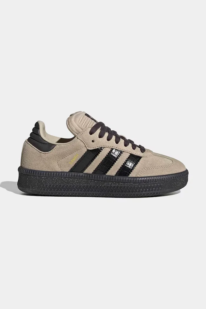adidas Originals Детски велурени маратонки SAMBA XLG в бежово JP9520