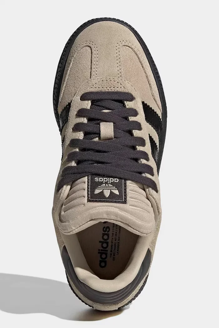 adidas Originals Детски велурени маратонки SAMBA XLG в бежово JP9520