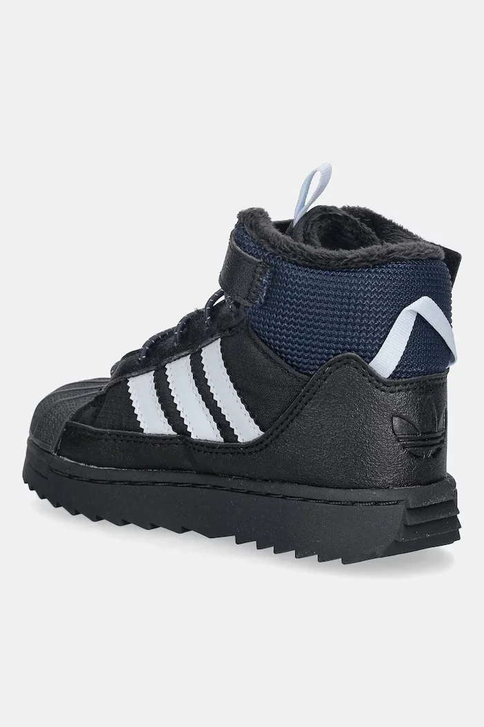 adidas Originals Детски зимни обувки SUPERSTAR WINTER TREK в черно JQ0342