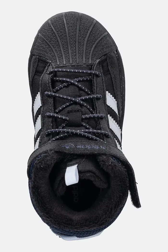 adidas Originals Детски зимни обувки SUPERSTAR WINTER TREK в черно JQ0342