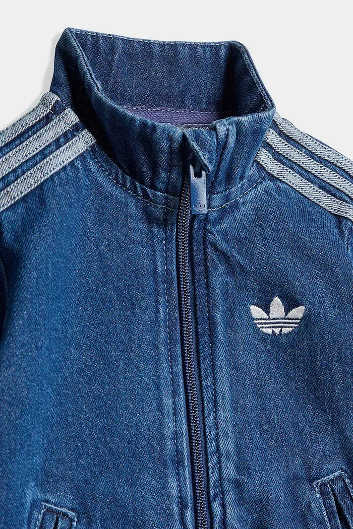 adidas Originals Детско дънково яке в синьо KD3183