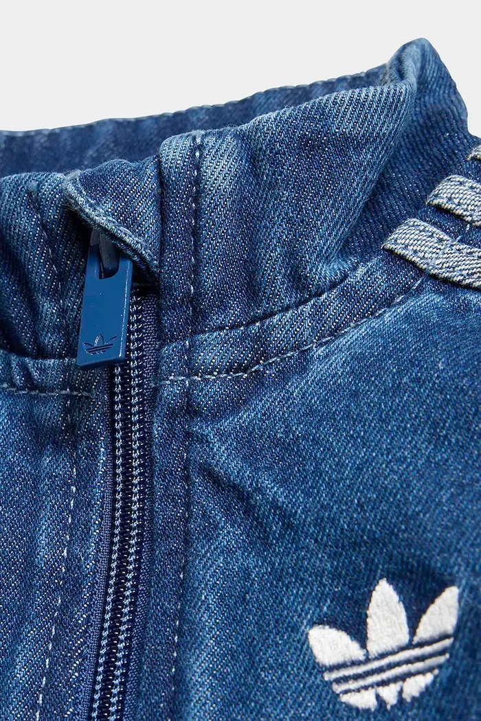 adidas Originals Детско дънково яке в синьо KD3183