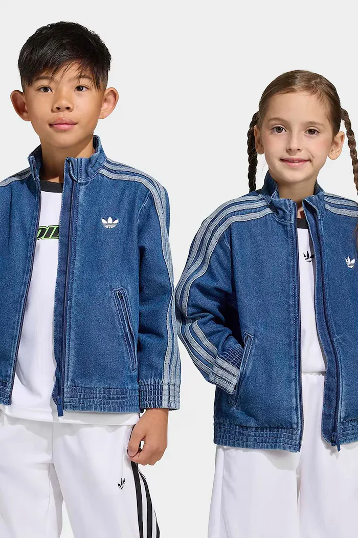 adidas Originals Детско дънково яке в синьо KD5801