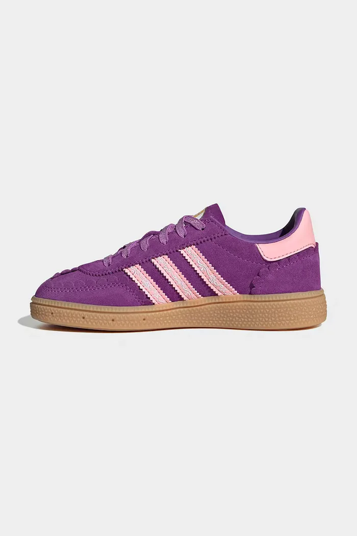 adidas Originals Disney Princess HANDBALL SPEZIAL маратонки за деца от велур виолетови KK4763
