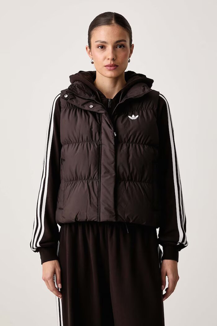 adidas Originals елек дамски Regular Padded кафяв KR9549