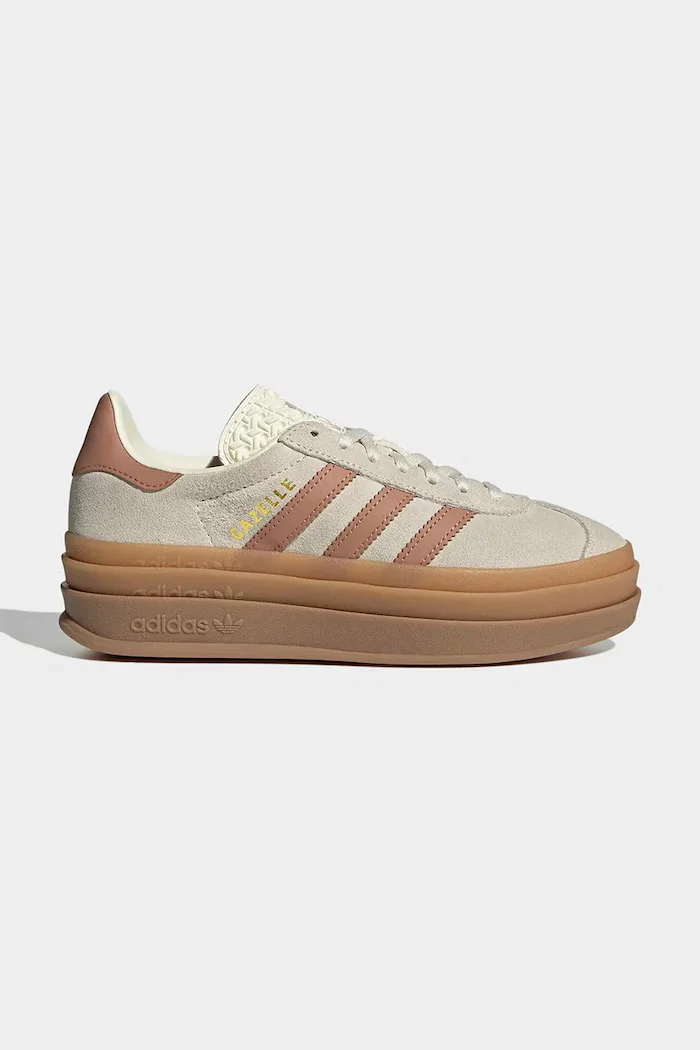 adidas Originals GAZELLE BOLD маратонки за деца бежови KI4707
