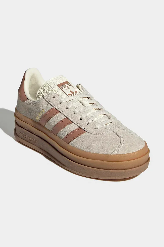 adidas Originals GAZELLE BOLD маратонки за деца бежови KI4707