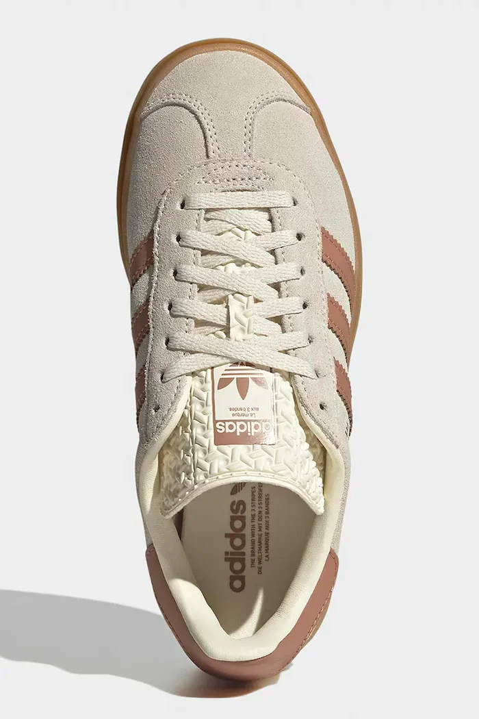 adidas Originals GAZELLE BOLD маратонки за деца бежови KI4707