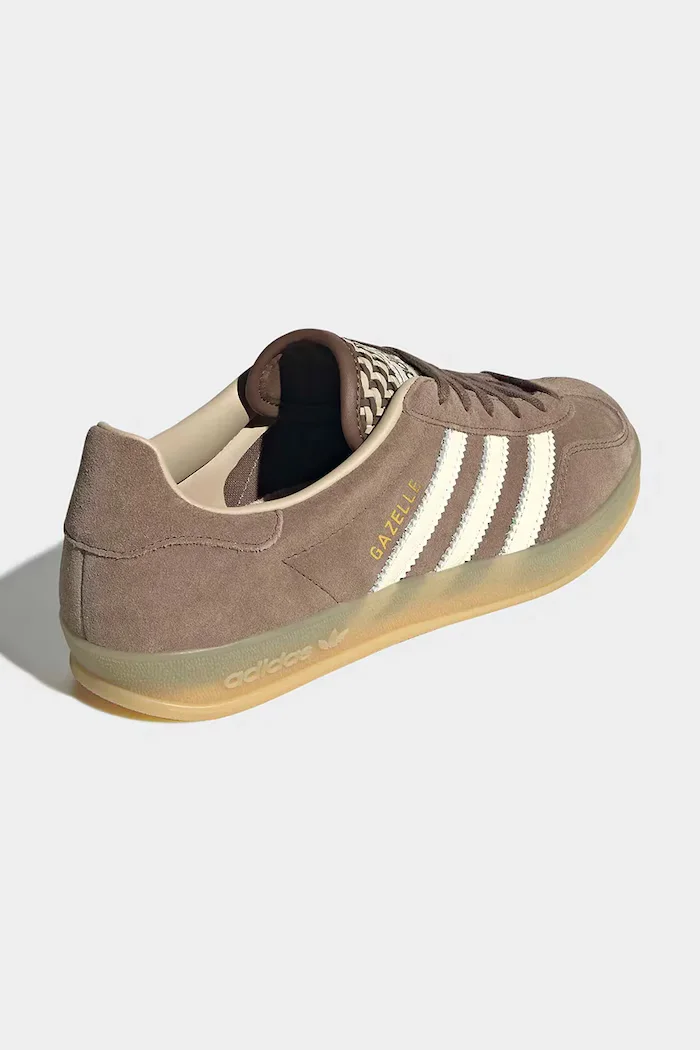 adidas Originals Gazelle Indoor маратонки дамски от велур кафяви KI7174