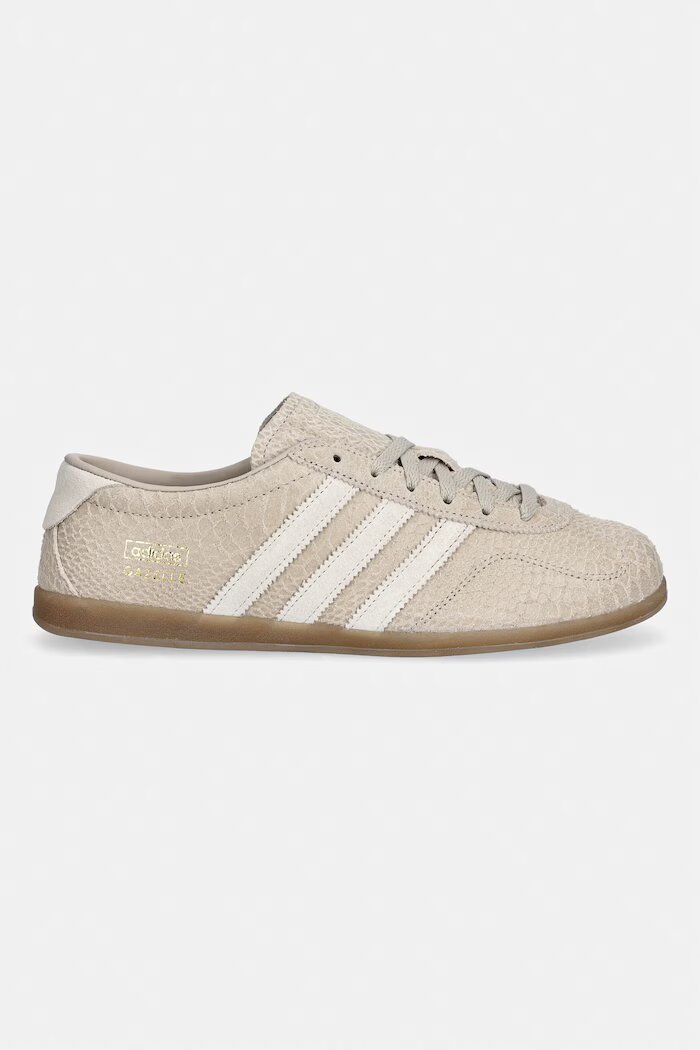 adidas Originals Gazelle Lo Pro маратонки дамски от велур бежови KI3579