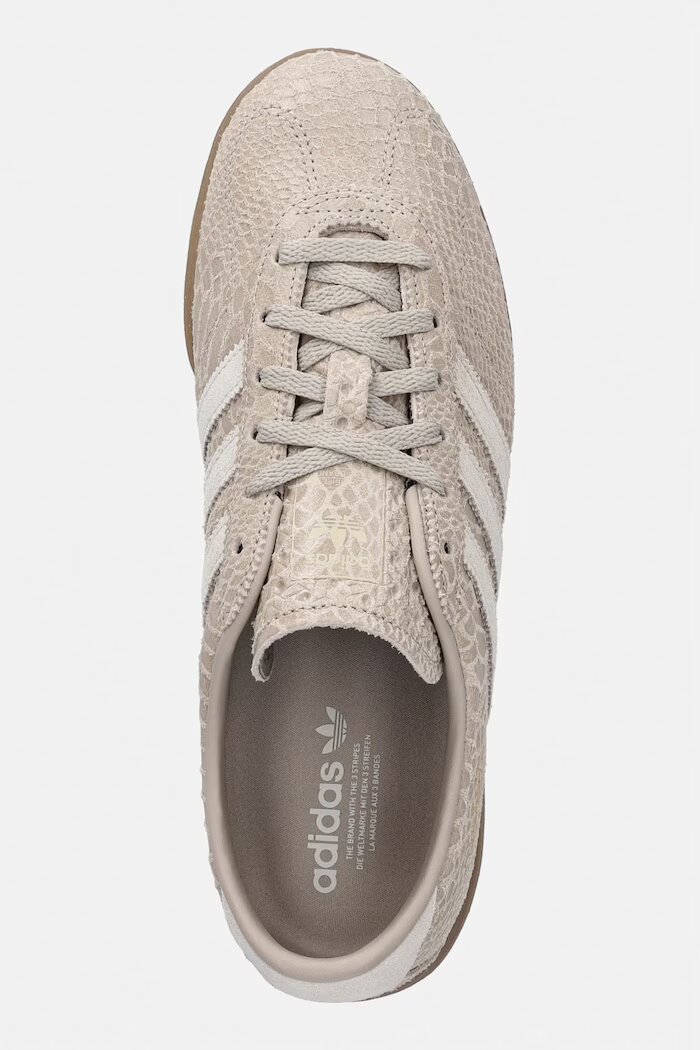 adidas Originals Gazelle Lo Pro маратонки дамски от велур бежови KI3579