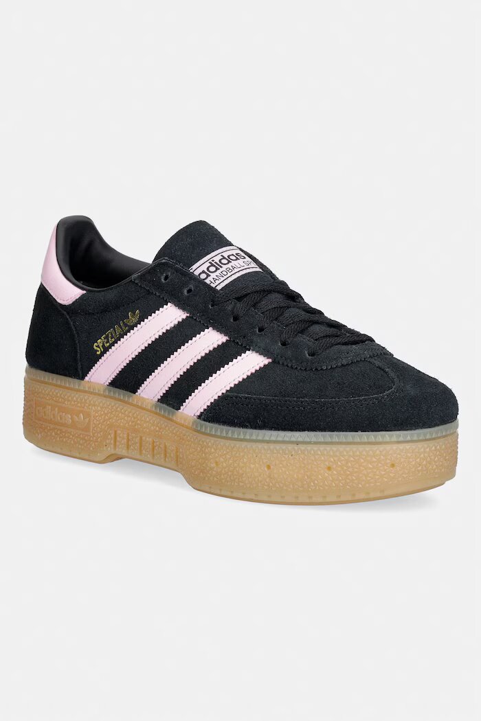 adidas Originals Handball Spezial Bold маратонки дамски от велур черни IH9197