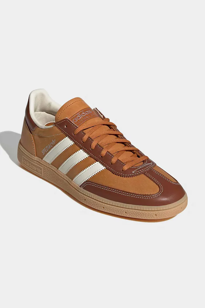 adidas Originals Handball Spezial маратонки мъжки от кожа кафяви KJ7416