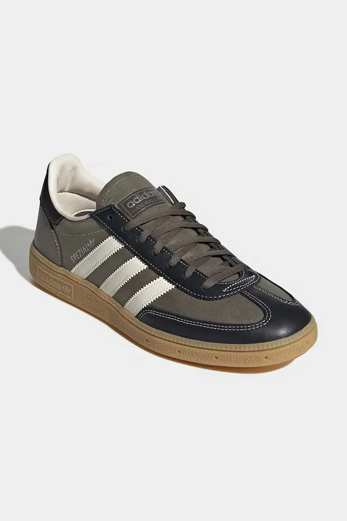 adidas Originals Handball Spezial маратонки мъжки от кожа зелени KJ7417