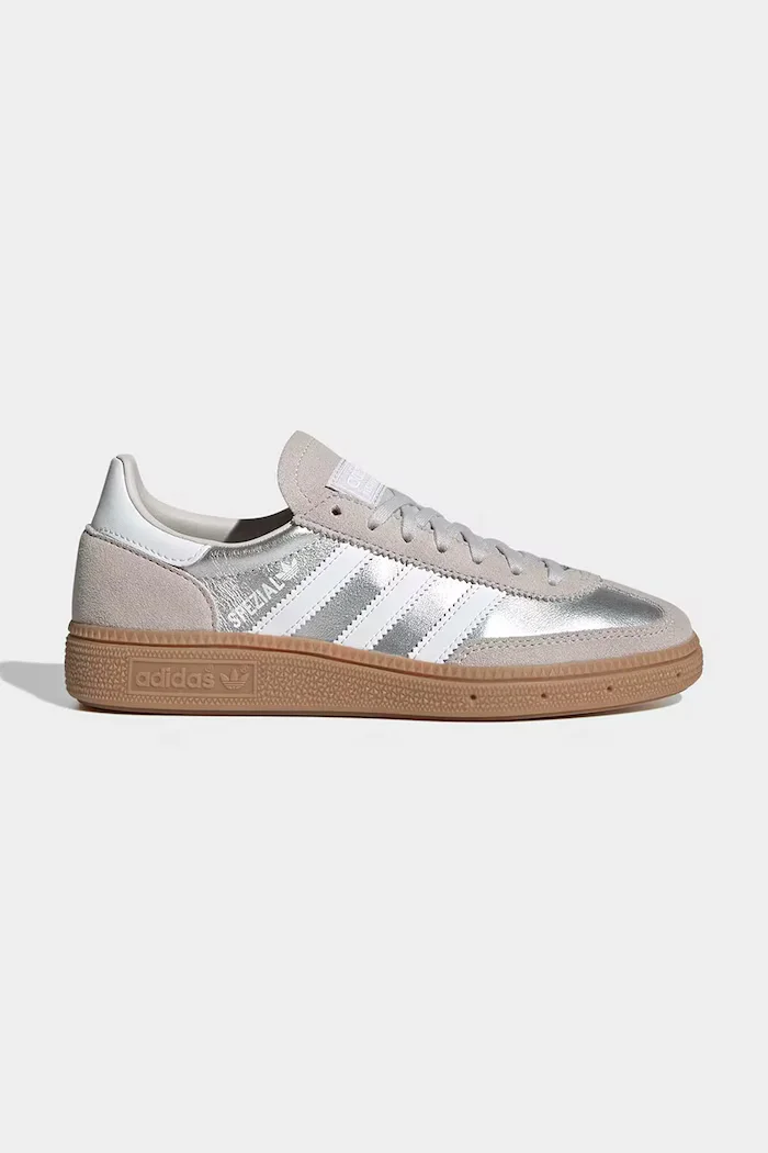 adidas Originals HANDBALL SPEZIAL маратонки за деца от кожа сребърни KH9437