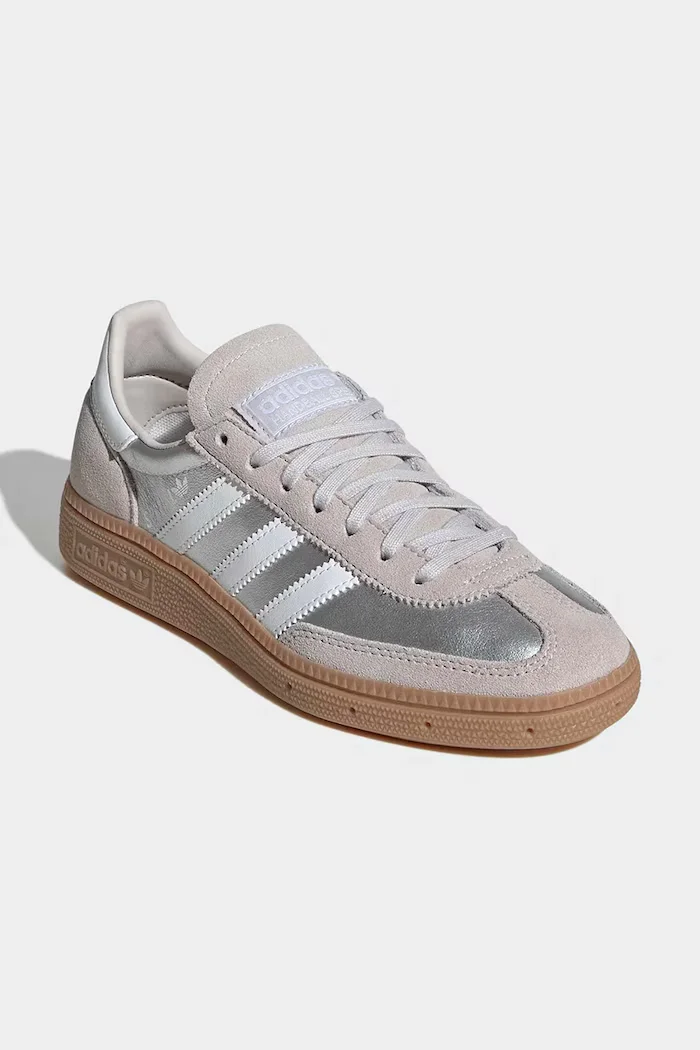 adidas Originals HANDBALL SPEZIAL маратонки за деца от кожа сребърни KH9437