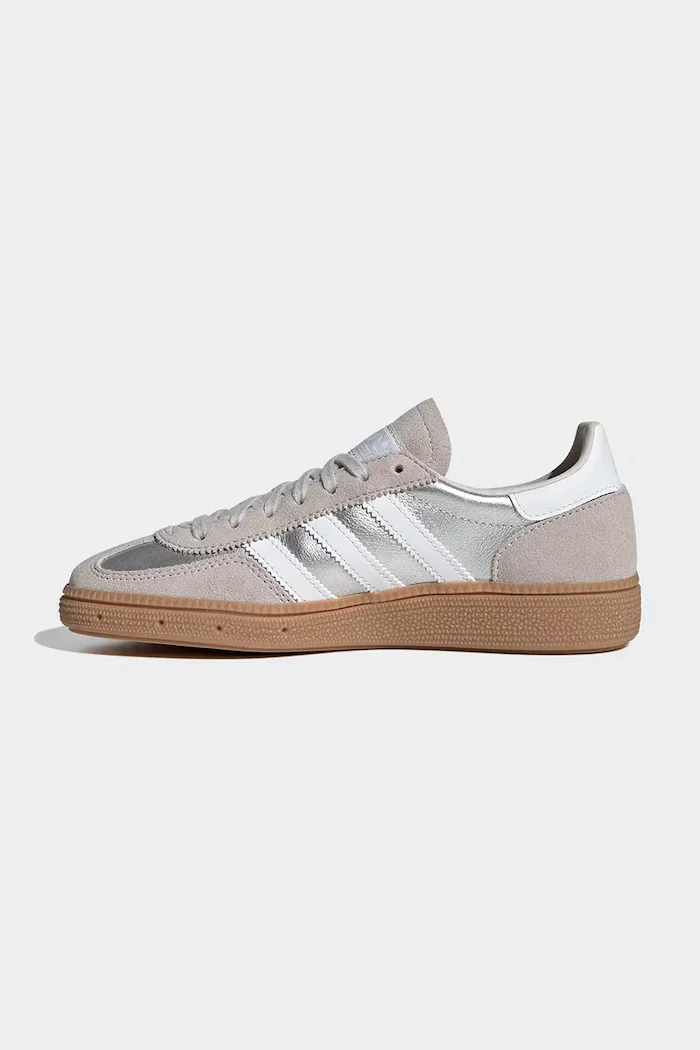 adidas Originals HANDBALL SPEZIAL маратонки за деца от кожа сребърни KH9437