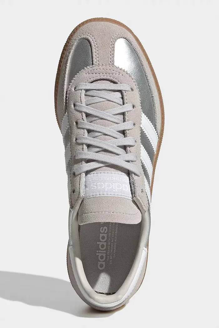 adidas Originals HANDBALL SPEZIAL маратонки за деца от кожа сребърни KH9437