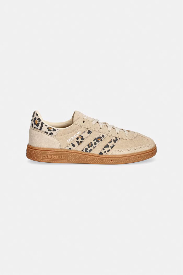 adidas Originals HANDBALL SPEZIAL маратонки за деца от велур бежови LA1389