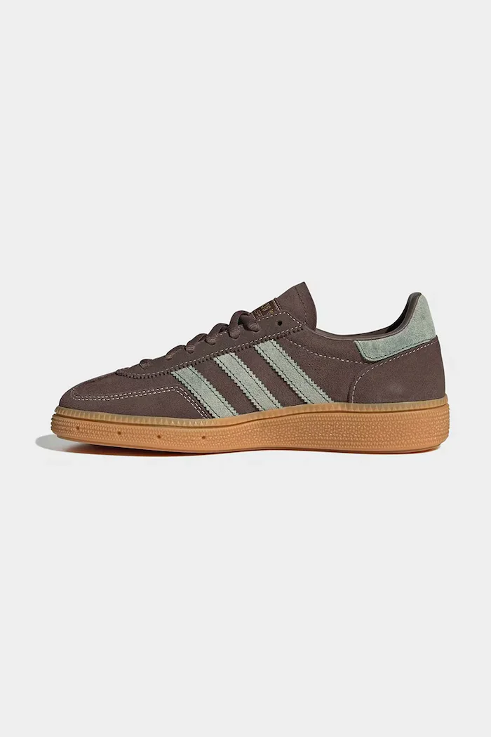 adidas Originals HANDBALL SPEZIAL маратонки за деца от велур кафяви KK0082
