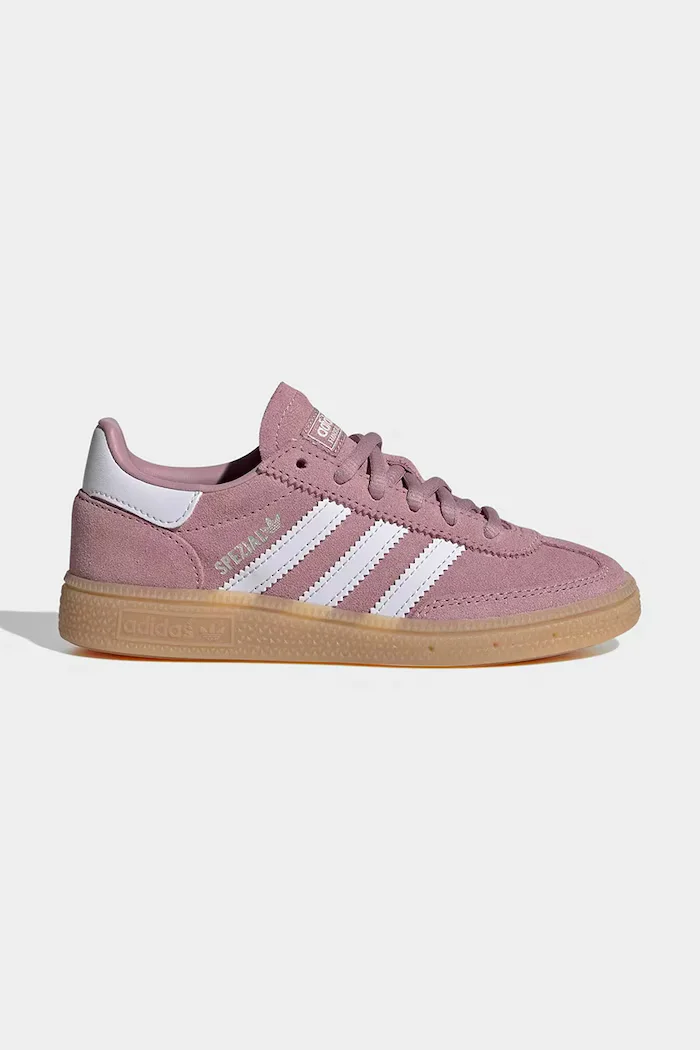 adidas Originals HANDBALL SPEZIAL маратонки за деца от велур розови KK0074