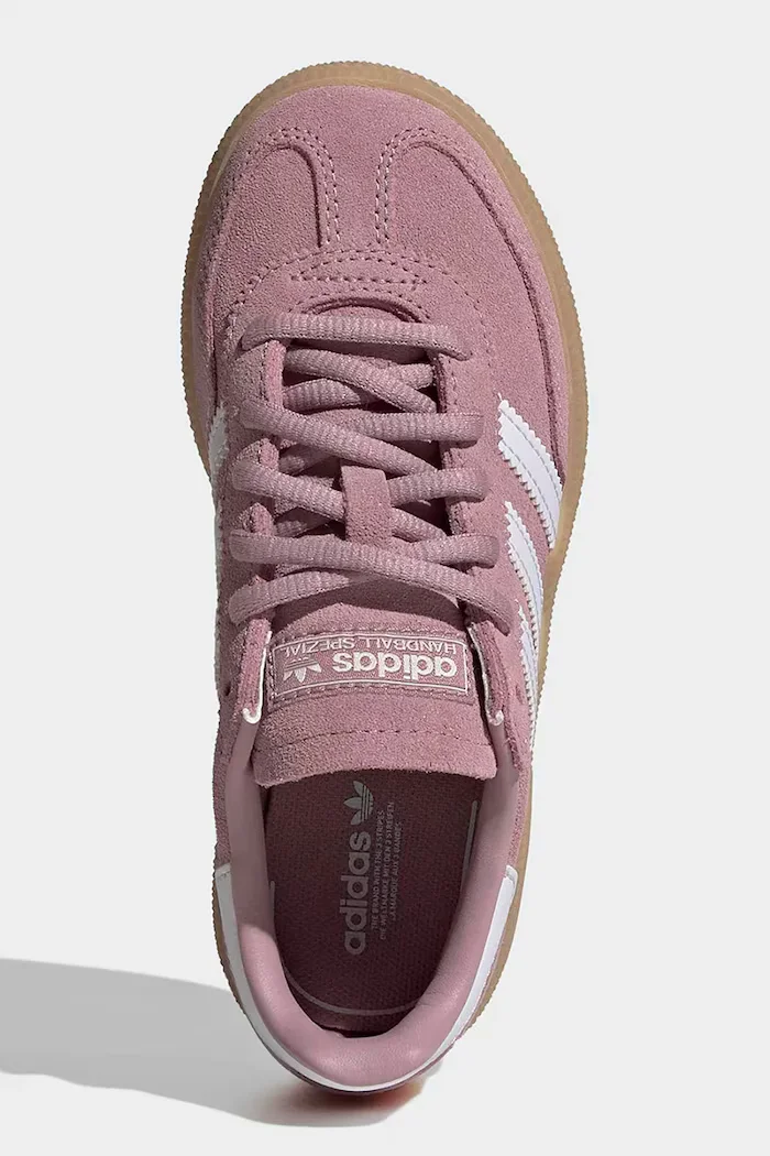 adidas Originals HANDBALL SPEZIAL маратонки за деца от велур розови KK0074