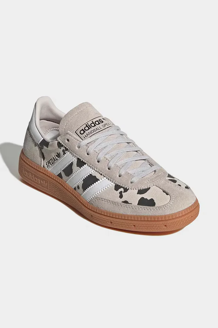 adidas Originals HANDBALL SPEZIAL маратонки за деца от велур сиви KH9433