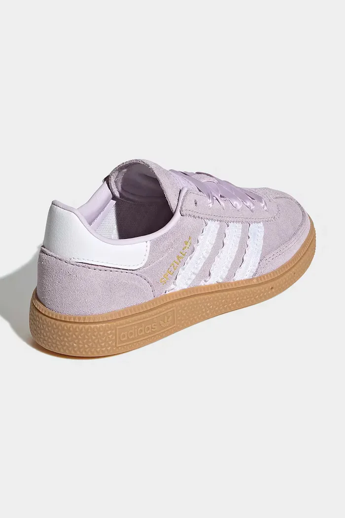 adidas Originals HANDBALL SPEZIAL маратонки за деца от велур виолетови LA4010