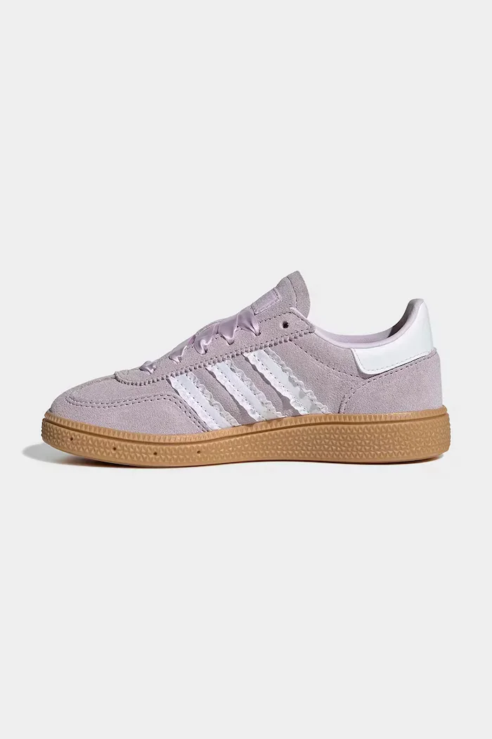 adidas Originals HANDBALL SPEZIAL маратонки за деца от велур виолетови LA4010