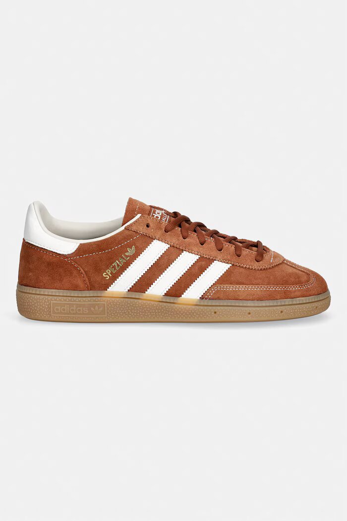 adidas Originals Handball Spezial мъжки маратонки от велур кафяви KZ6704