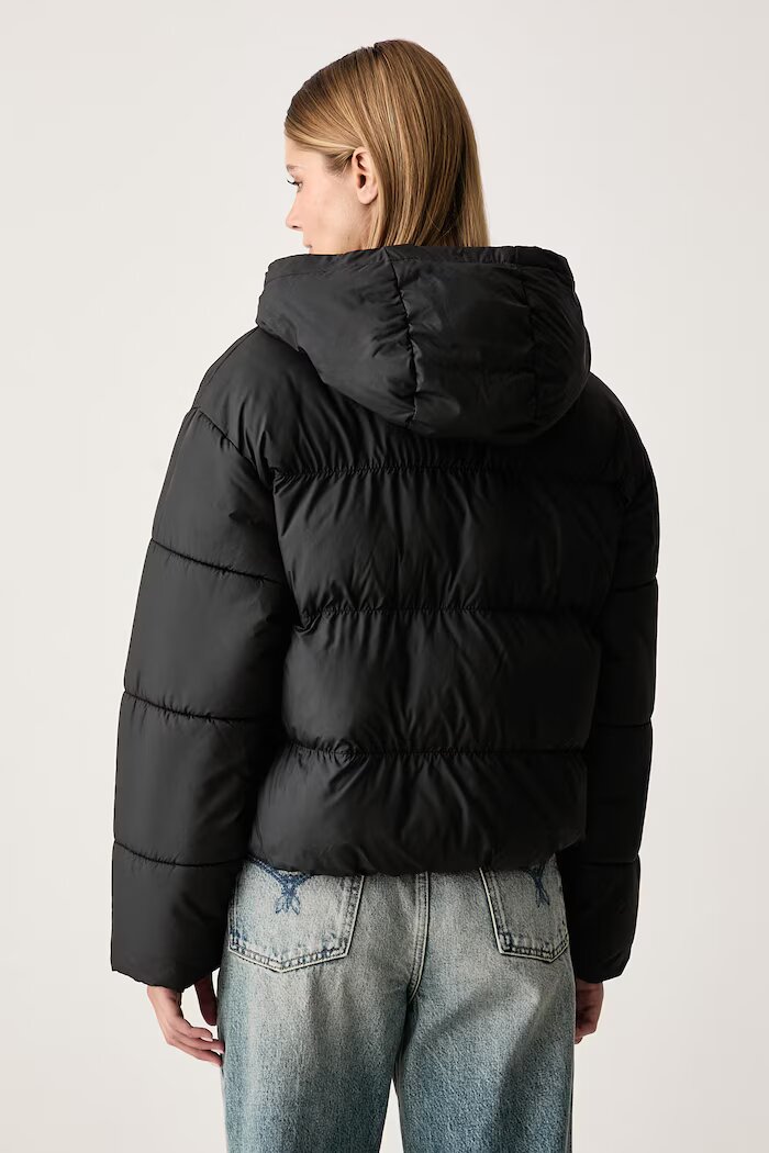 adidas Originals капитонирано яке дамско Hooded Padded черно KT4236