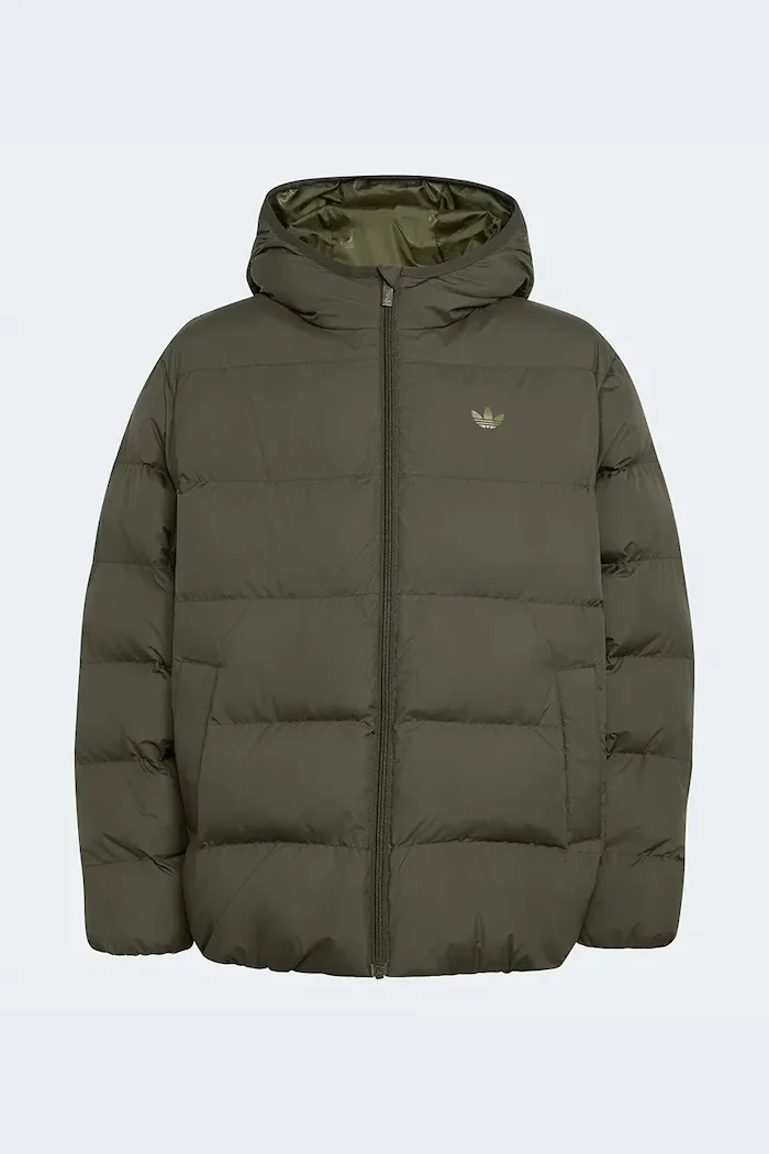 adidas Originals капитонирано яке за деца зелено KS1723
