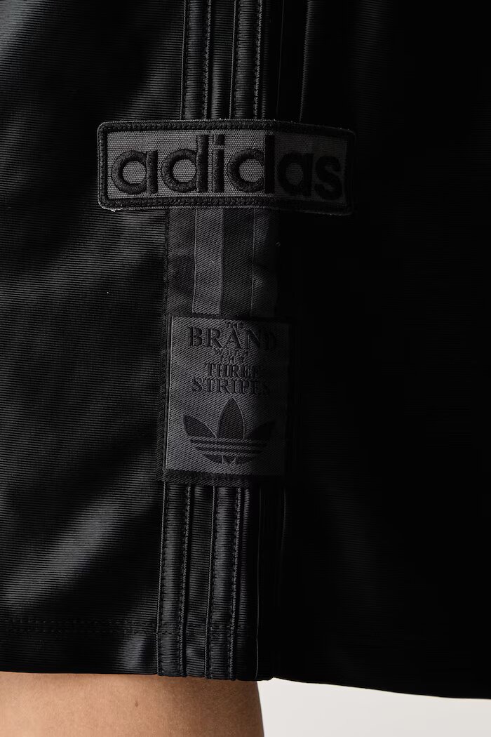 adidas Originals къс панталон тип анцуг дамски Adibreak черен с висока талия KS9147