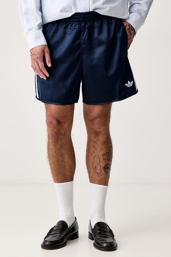 adidas Originals къс панталон тип анцуг мъжки тъмносин със стандартна талия KS7458