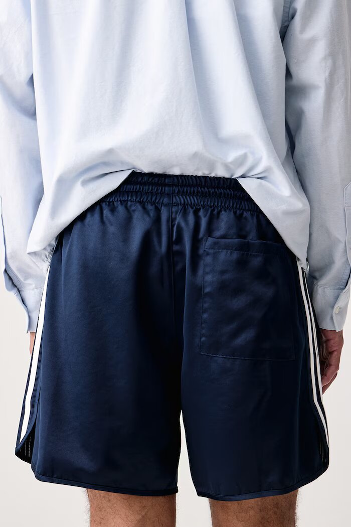 adidas Originals къс панталон тип анцуг мъжки тъмносин със стандартна талия KS7458