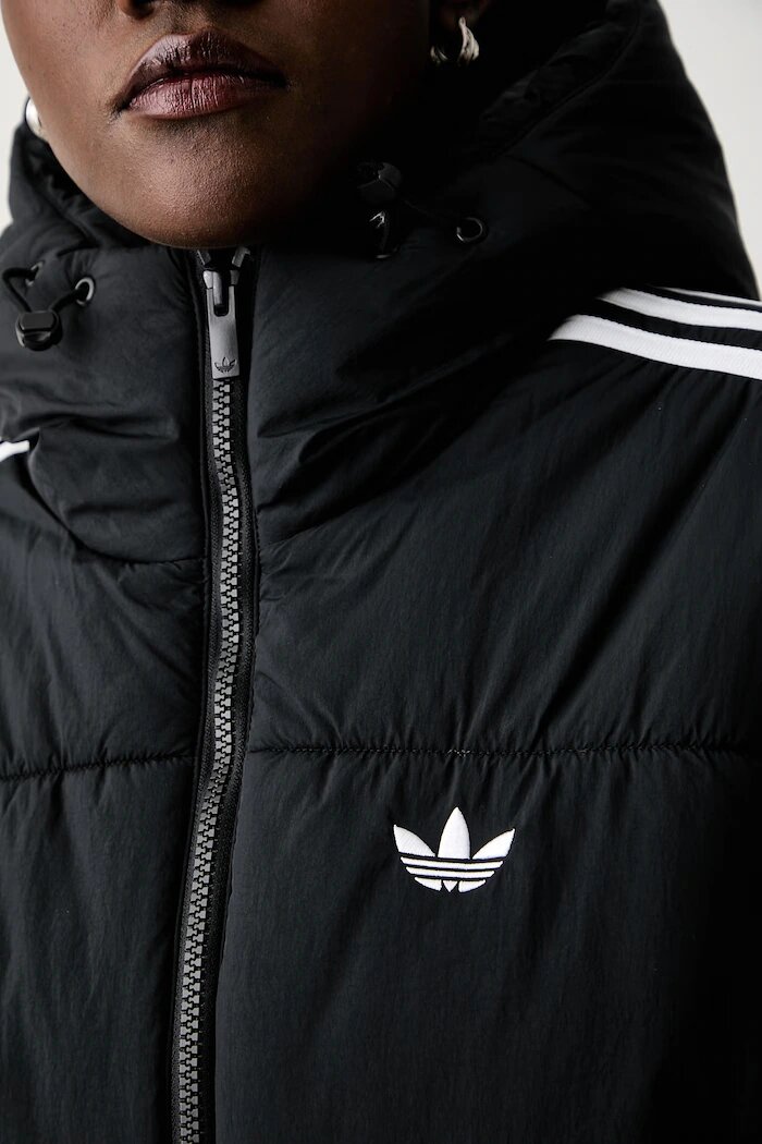adidas Originals късо яке дамско Adicolor черно KG6673