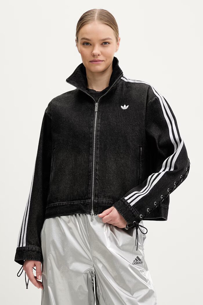 adidas Originals късо яке дамско от деним черно KS1394