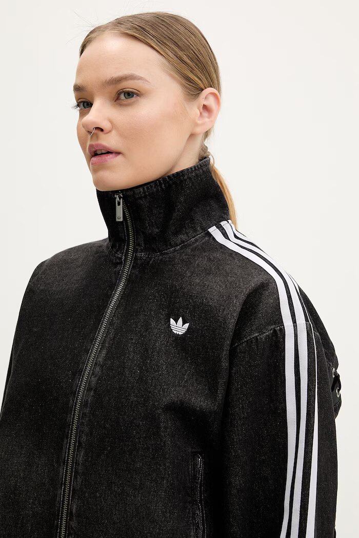 adidas Originals късо яке дамско от деним черно KS1394