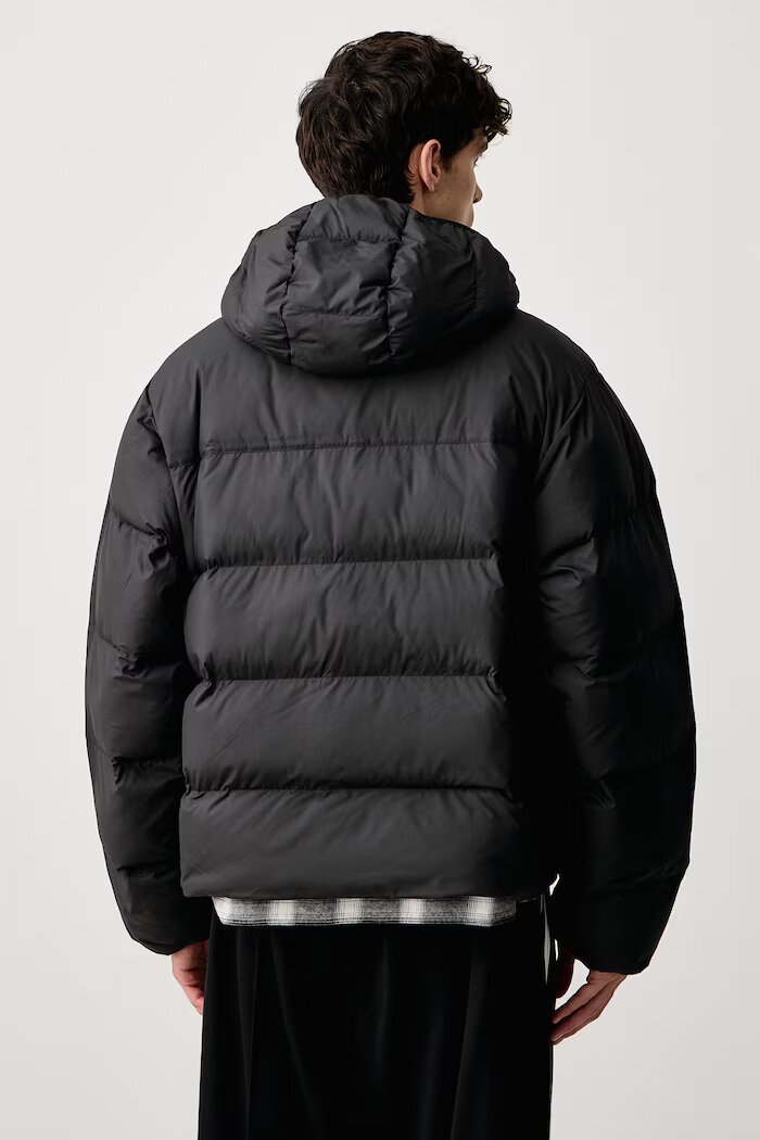 adidas Originals късо яке мъжко Hooded Regen черно KR7199