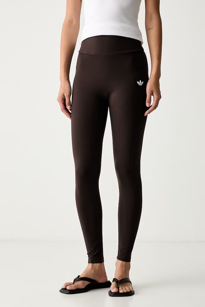 adidas Originals клин дамски Essentials кафяв с висока талия KV9150