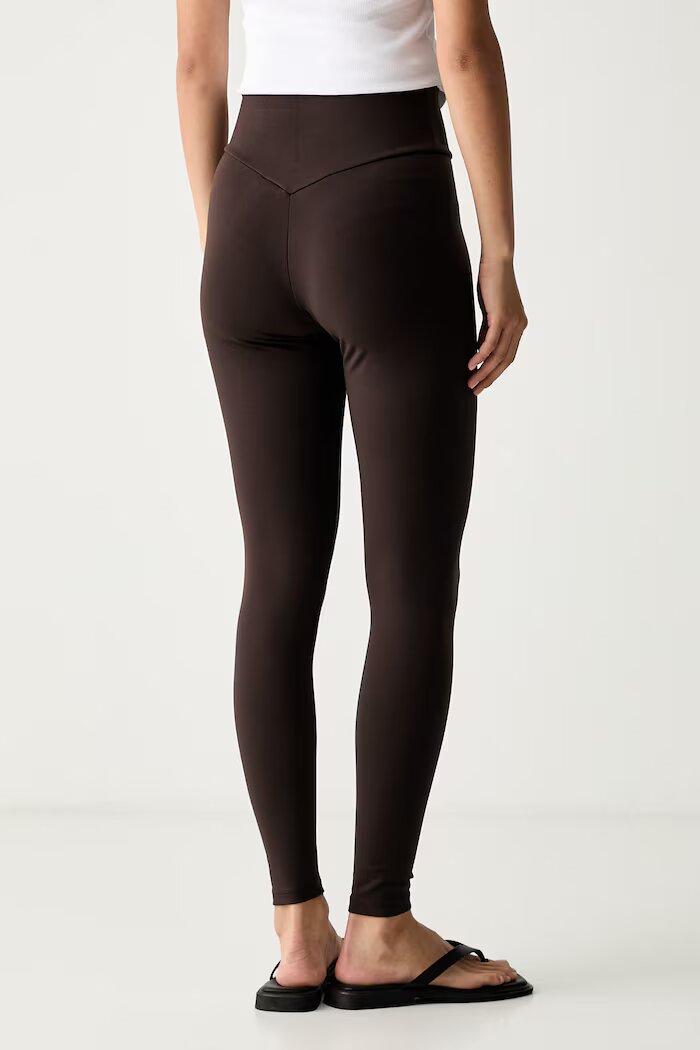 adidas Originals клин дамски Essentials кафяв с висока талия KV9150