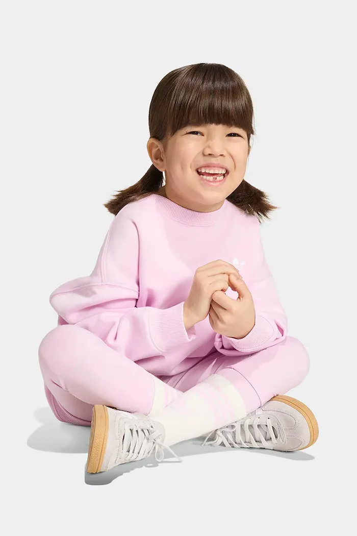 adidas Originals комплект за деца с памук розов KS1285